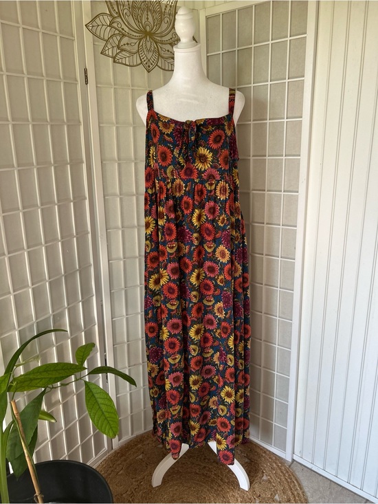 NATURAL LIFE Pants - Natural Life Sunflower Floral Maxi Dress – Size XL 🌻